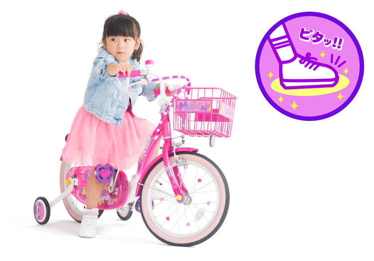 ミニーマウス ポッピンリボン 16 商品 子ども自転車 三輪車のアイデス